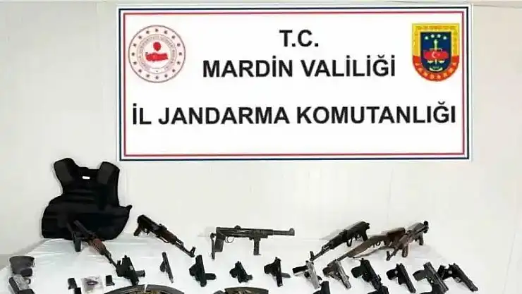 Mardin'de silah kaçakçılığı operasyonu: 8 kişi tutuklandı