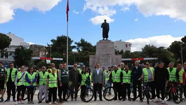 Muğla'da sağlıklı yaşam için pedal çevirdiler
