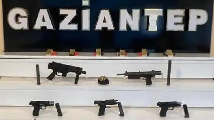 Gaziantep'te silah kaçakçılığı operasyonu: 12 gözaltı