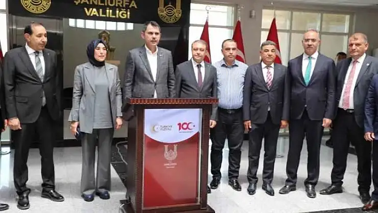 Bakan Kurum Şanlıurfa'da