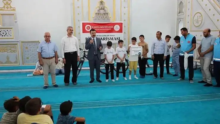 Yaz Kur'an Kursları arası bilgi yarışması düzenlendi