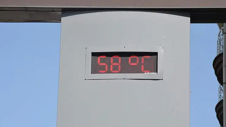 Adana'da hissedilen sıcaklık 58 dereceye ulaştı