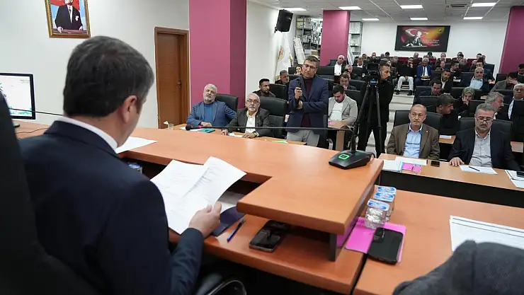 Adıyaman Belediyesi Aralık Ayı Meclis toplantısı yapıldı
