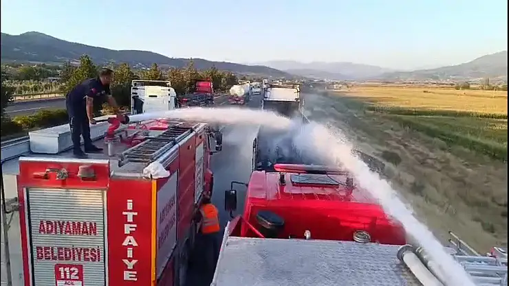 Adıyaman Belediyesi İtfaiyesinden hayat kurtaran müdahale