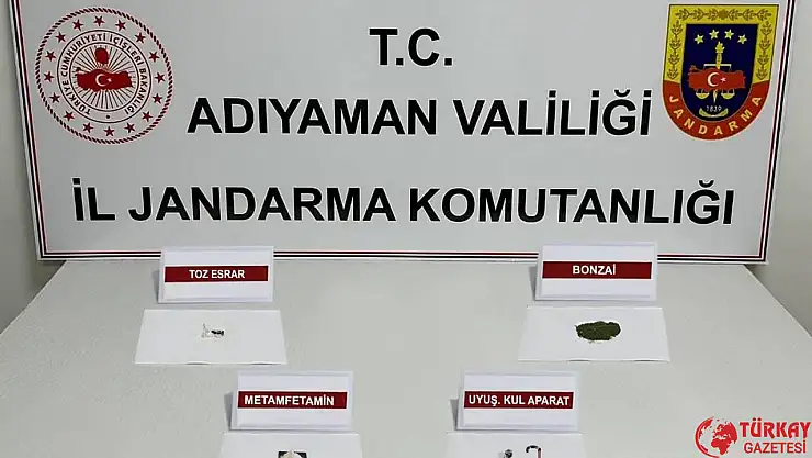 Adıyaman'da 14 şahsa uyuşturucu maddeden işlem yapıldı