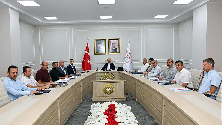 Adıyaman'da alt ve üstyapı hizmetleri değerlendirildi