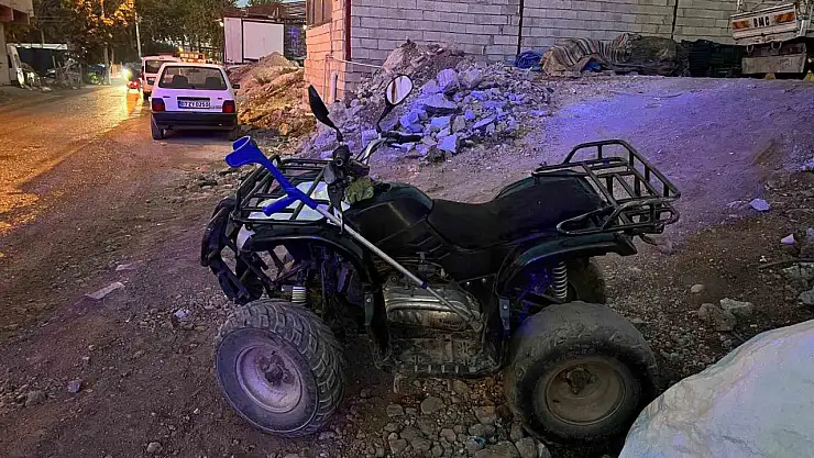 Adıyaman'da devrilen ATV'nin sürücüsü yaralandı