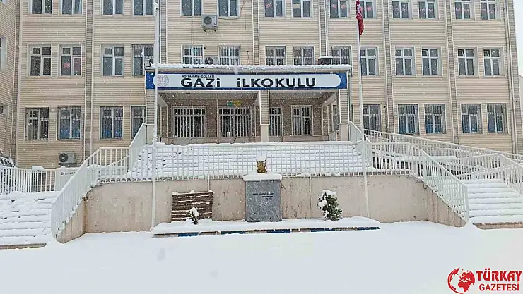 Adıyaman'da eğitime kar engeli