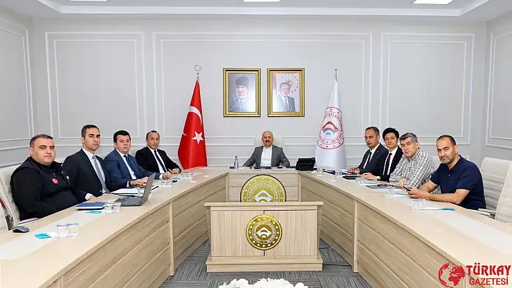 Adıyaman'da haftalık vali yardımcıları toplantısı gerçekleştirildi