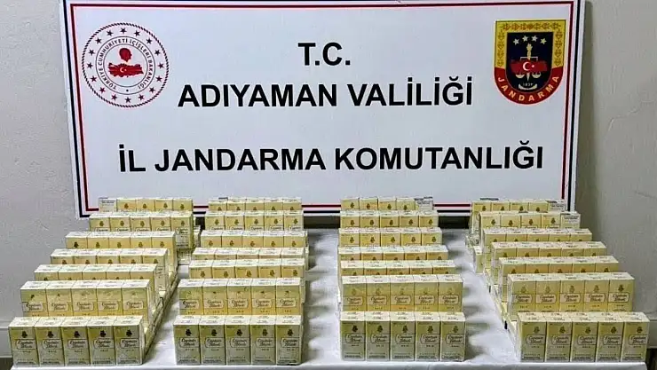 Adıyaman'da Jandarmadan kaçakçılara operasyon: 530 paket kaçık sigara ele geçirildi