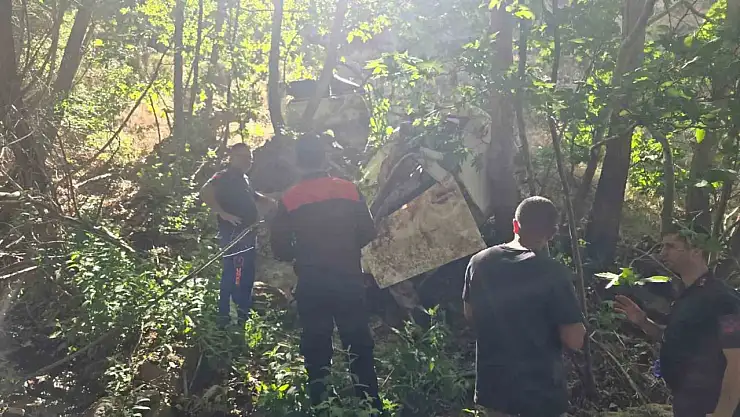 Adıyaman'da kamyonet uçuruma yuvarlandı: 2 ölü