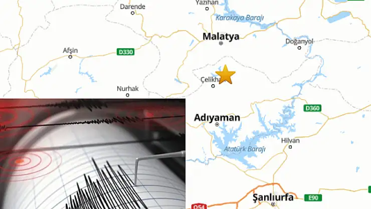 Adıyaman'da korkutan deprem: Adıyaman 4 ile sallandı 