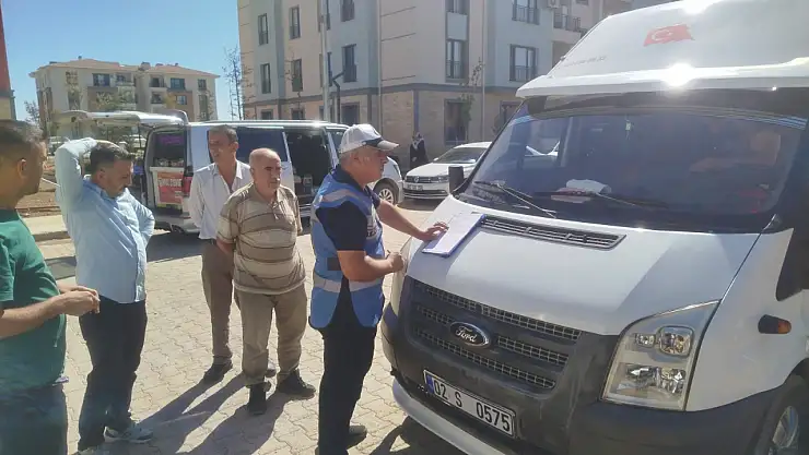 Adıyaman'da Öğrenci servislerine sıkı denetim