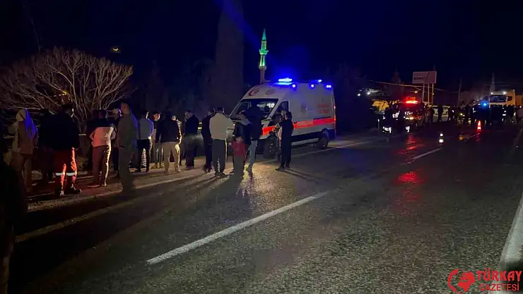 Adıyaman'da otomobil yayaya çarptı: 1 ölü, 2 yaralı
