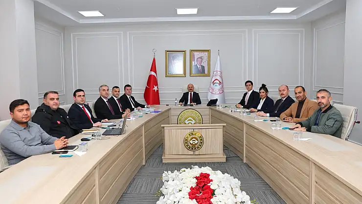 Adıyaman'da Vali Yardımcıları değerlendirme toplantısı yapıldı