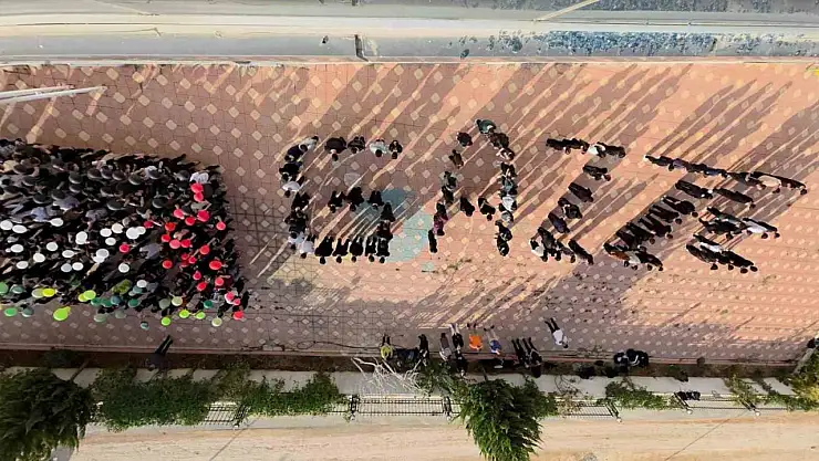 Adıyaman Doğa Koleji'nden Gazze'ye destek mesajı