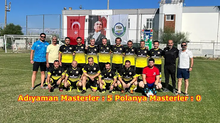 Adıyaman Masterler Turnuvaya Muhteşem başladı