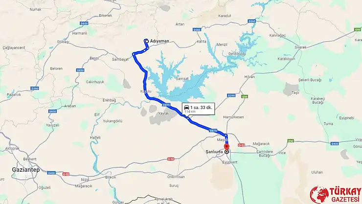 Adıyaman Şanlıurfa arası kaç km? Otomobil, tren, otobüs ve uçakla kaç saat?