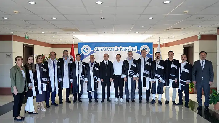 Adıyaman Üniversitesinde Cübbe giydirme töreni tamamlandı