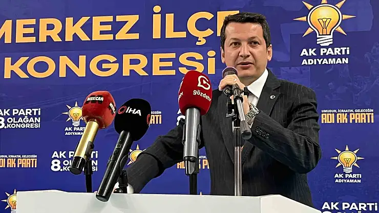 AK Parti Adıyaman Merkez ilçe başkanlığına Mehmet Fatih Olgun seçildi