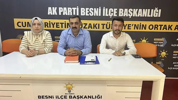 AK Parti Besni İlçe Başkanlığı haftalık değerlendirme toplantısı yapıldı