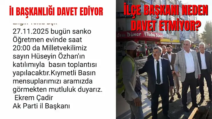 AK Parti Gölbaşı İlçe Başkanı siyasileri basından neden uzak tutuyor