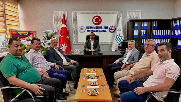 AK Parti Heyetinden Büro Memur-Sen Adıyaman Şubesine ziyaret