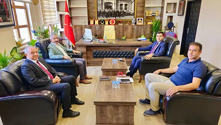 Akkan ve Kaya'dan Kaymakam Güngör'e ziyaret