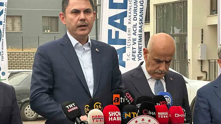 Bakan Kurum: 'Türkiye genelinde ise 2025 yılı sonuna kadar 453 bin konutun teslimini gerçekleştireceğiz'