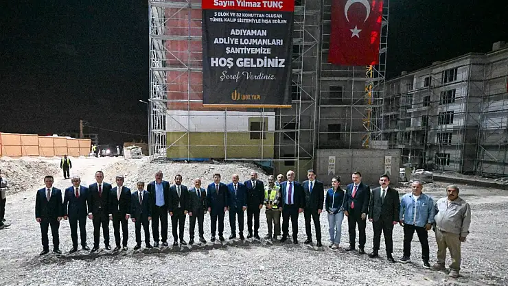 Bakan Tunç adalet konutlarında incelemelerde bulundu