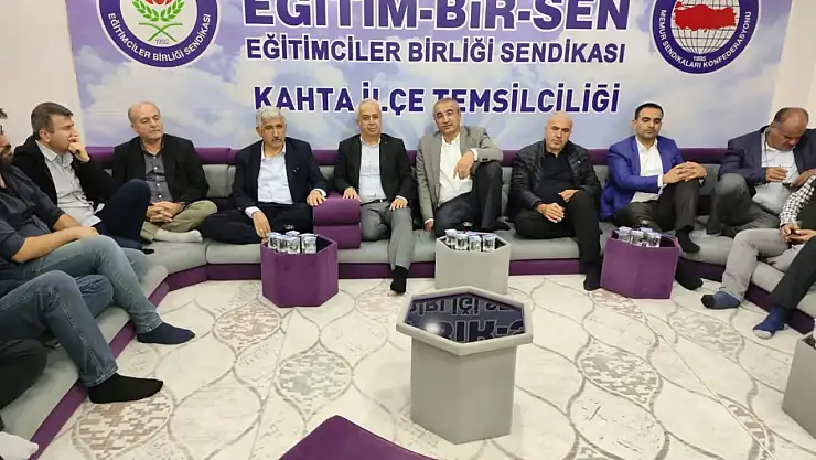 Başkan Çelebi ve Başkan Hallaç'tan Memur-Sen Kahta temsilciliğine ziyaret