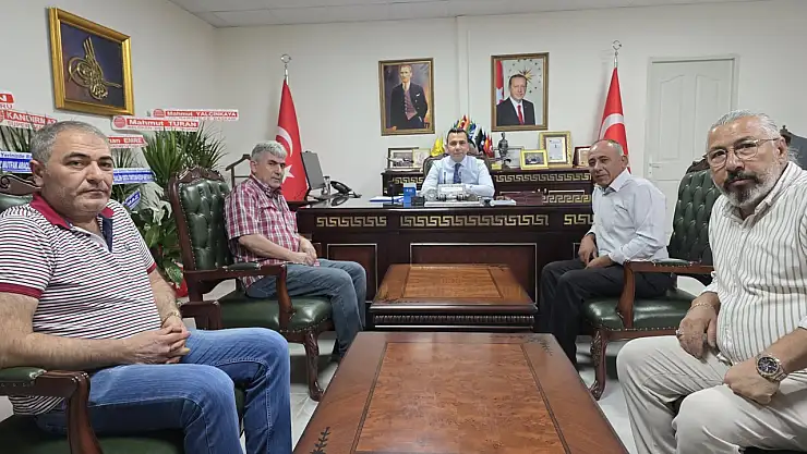 Başkan Coşkun'dan Kaymakam Algın'a hayırlı olsun ziyareti