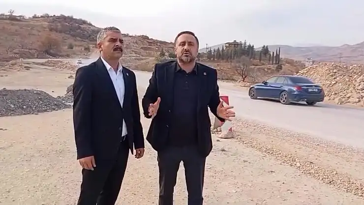 Başkan Doğan Gölbaşı-Besni bağlantı yolunun bitirilmemesine tepki gösterdi