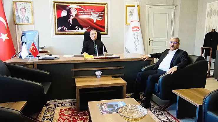 Başkan Duranay'dan Defterdar Kurt'a ziyaret