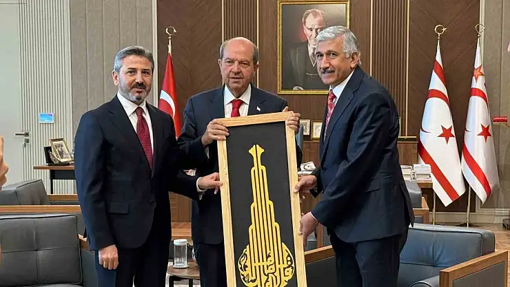 Başkan Hallaç'tan KKTC Cumhurbaşkanı Ersin Tatar'a ziyaret
