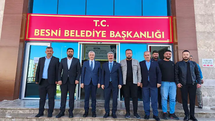 Başkan Tahmazoğlu'ndan Besni Belediyesine ziyaret