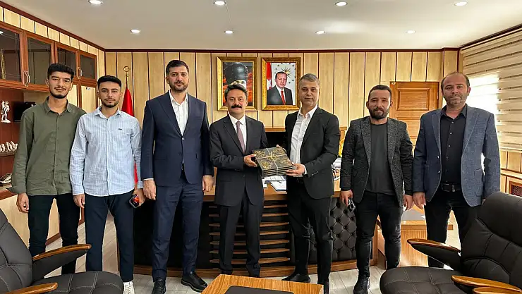 Başkan Tepe'den Kaymakam Aslan'a ziyaret