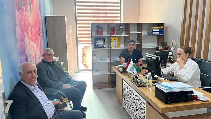 Başkan Turanlı'dan Dr. Özdaş'a hayırlı olsun ziyareti