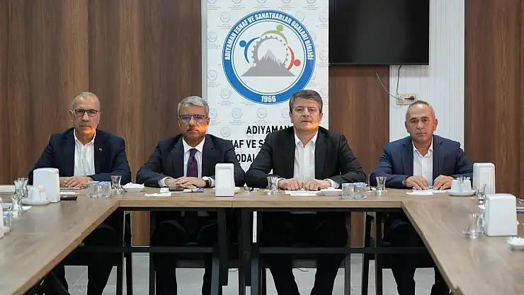 Başkan Tutdere Esnaf Odası başkanlarıyla bir araya geldi