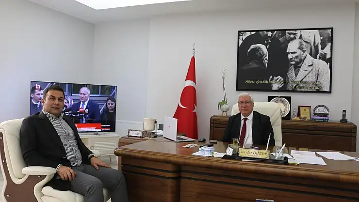 Başkan Yıldırım'dan başkan İkizer'e ziyaret
