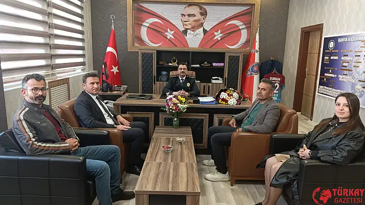 Başlı'dan Kahta İlçe emniyet müdürü Arıcılar'a ziyaret