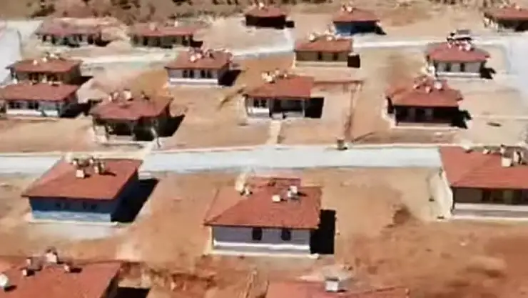 Belören Beldesi'nde kalıcı konutlar tamamlandı