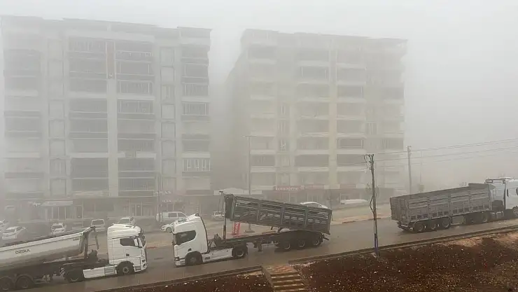 Adıyaman Besni'de sis etkili oldu