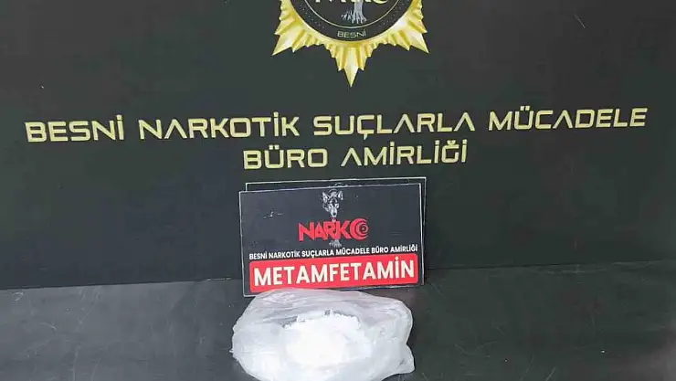 Besni'de uyuşturucu operasyonuna 2 tutuklama