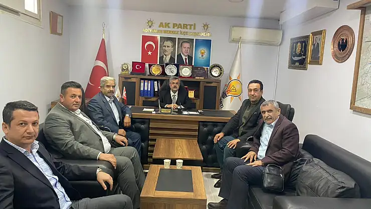 Besni heyetinden başkan Çadır'a ziyaret