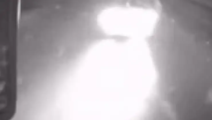 Bir ailenin yok olduğu kaza anı kamerada