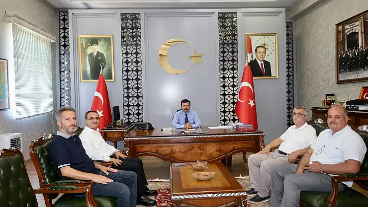 Büro Memur Sen Adıyaman Şubesi heyetinden Kaymakam Soysal'a ziyaret