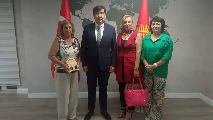 Celbiş'ten Kırgızistan Cumhuriyeti Antalya Başkonsolosu Kosonov'a ziyaret