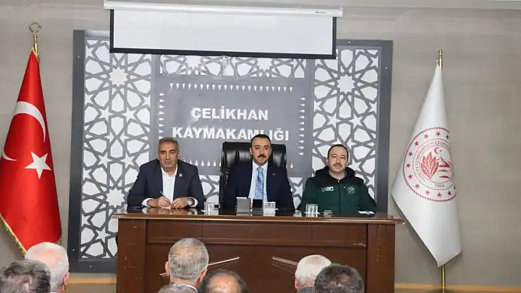 Çelikhan ilçesinin genel durumu masaya yatırıldı