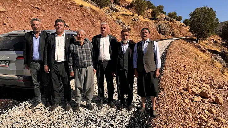 Çelikhan İnlice arası grup yolu hizmete açıldı